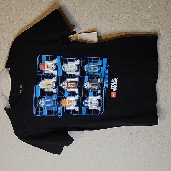 Star Wars Lego Astromechs  t-shirt size Large (10/12) child NWT - Picture 2 of 5